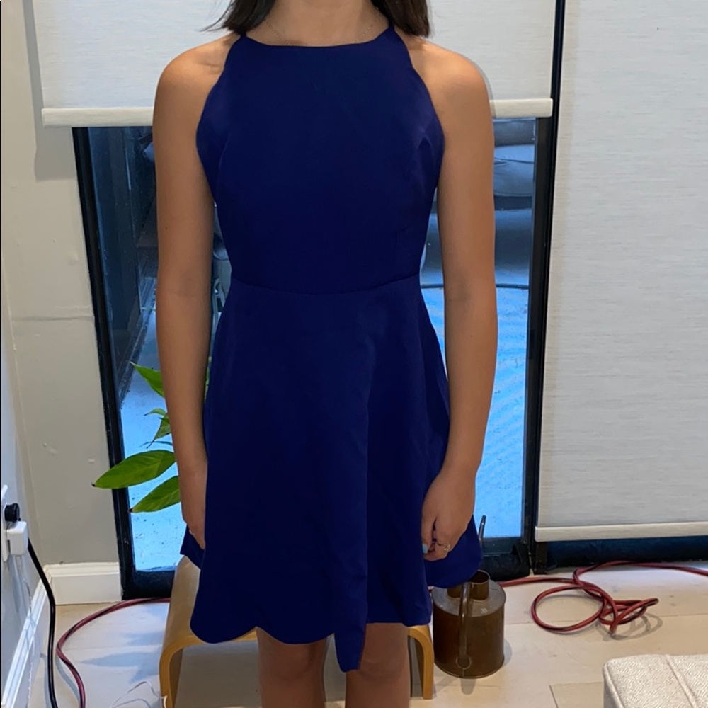 royal blue- lulus dress